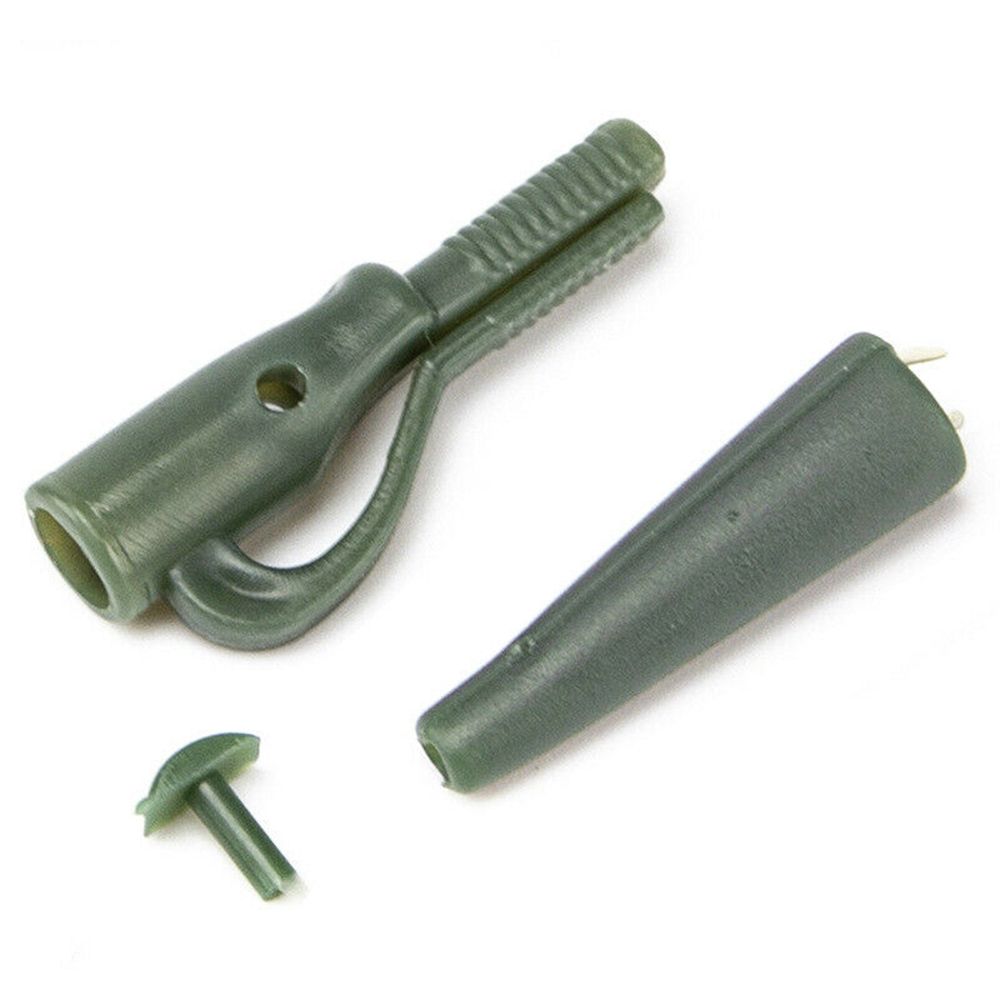 Safety Tubes 50pcs Fishing Terminal Fishing Tackle Lead Clips Tail Rubbers
