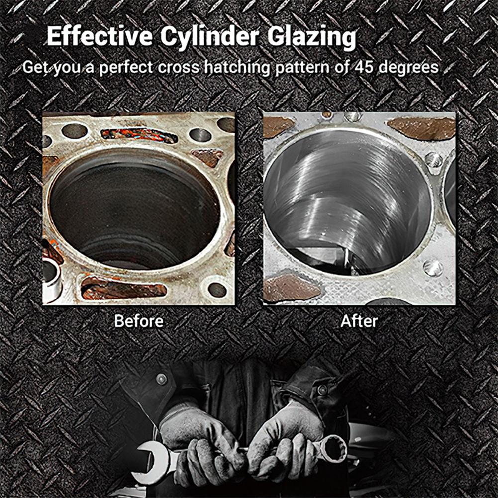 51-177мм Автомобильный цилиндрический шлифовальный станок Нержавеющая сталь Шлифовальный станок для внутреннего диаметра Инструмент для хонингования цилиндров автомобильного двигателя Инструменты для цилиндров автомобильного двигателя