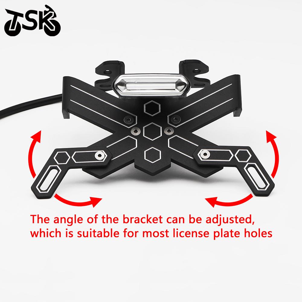 For YAMAHA MT07 MT 07 2014-2020 License Plate Holder Motorcycle Accessories Tail Tidy Mount Bracket Rear Fender Eliminator MT-07