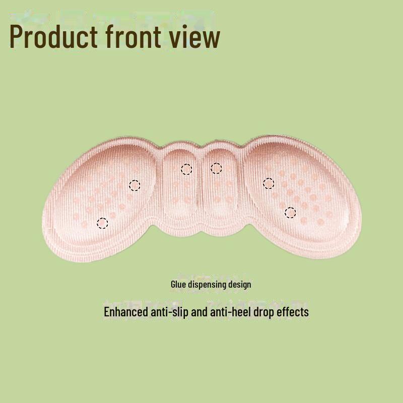Non-Slip Heel Stickers: Anti-Wear Foot Pads & Adjustable Dot Glue for Women's High Heels, Large To Small Sizes.