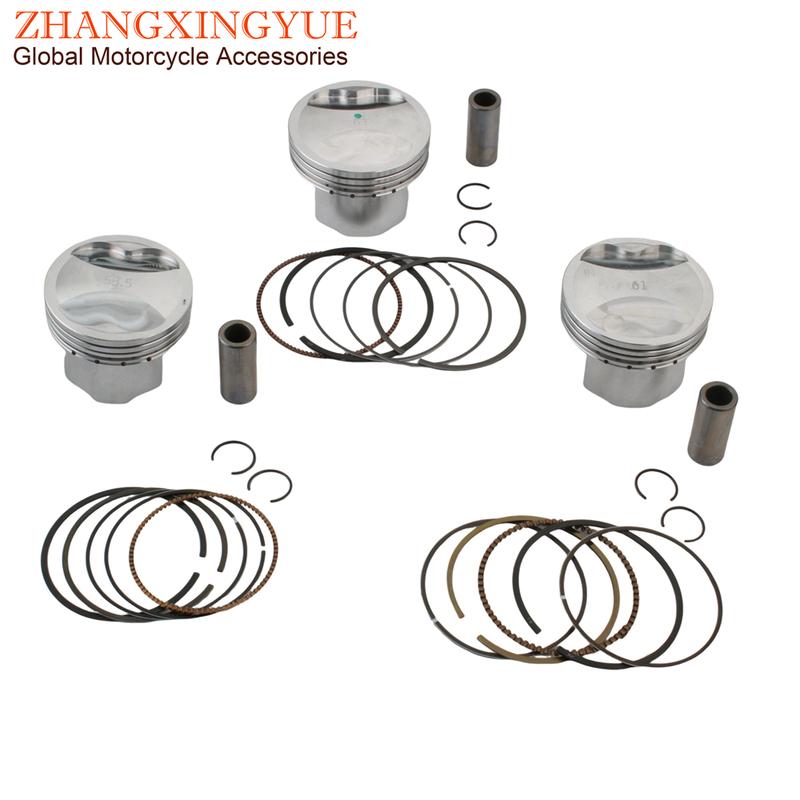 4-Valve 58.5mm 61mm 63mm YW125 Bws125 Mio125 Racing Piston Kit For Yamaha Cygnus GTR YW Bws Zuma 125cc Upgrade 160cc 180cc 200cc