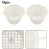 For Skimmer Maintenance Pool Skimmer Basket Pump Debris Guard As Shown Lightweight Plastic Tool-free Installation