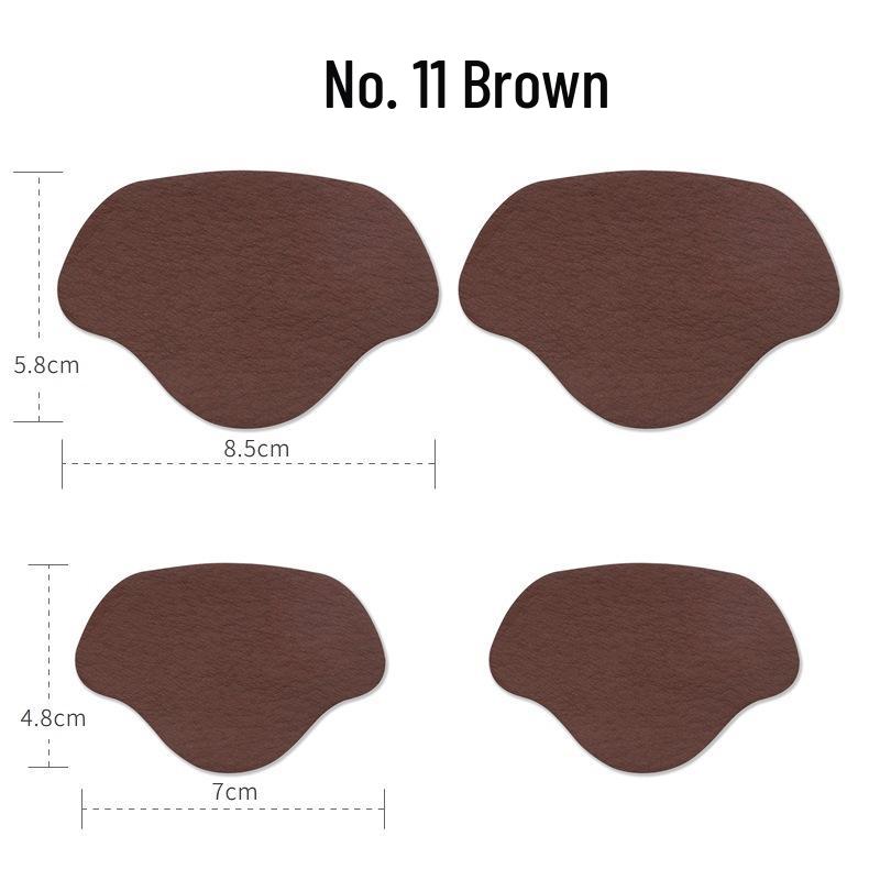 Самоклеящиеся микрофибровые заплатки для ремонта подкладки обуви для пяток и кроссовок