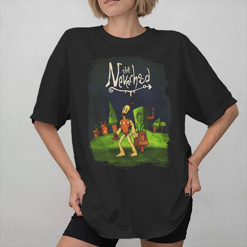 Summer The Neverhood T Shirt For Unisex Cotton Tee Shirt Short Sleeve Clothes