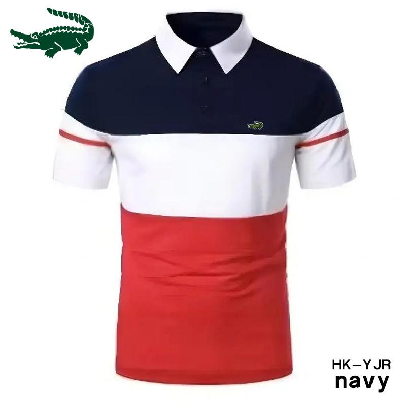 2024 весна/лето, новая мужская брендовая быстросохнущая рубашка-поло с вышивкой, влагоотводящая рубашка-поло