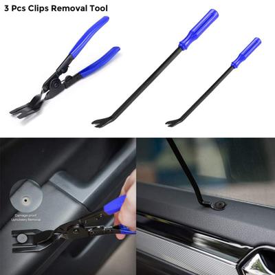 Набор инструментов для снятия автомобильного зажима, плоскогубцы для снятия крепежа с сумкой для хранения, инструмент для удаления заклепок с обшивки панели, средство для снятия автофиксатора