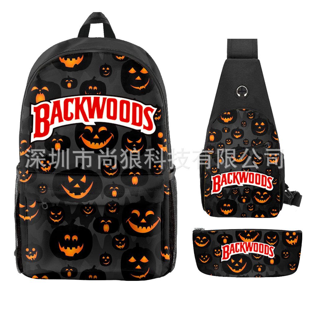 Школьный рюкзак для ученика Backwoods Рюкзак Сумка через плечо Школьная сумка Рюкзак большой емкости Водонепроницаемый рюкзак