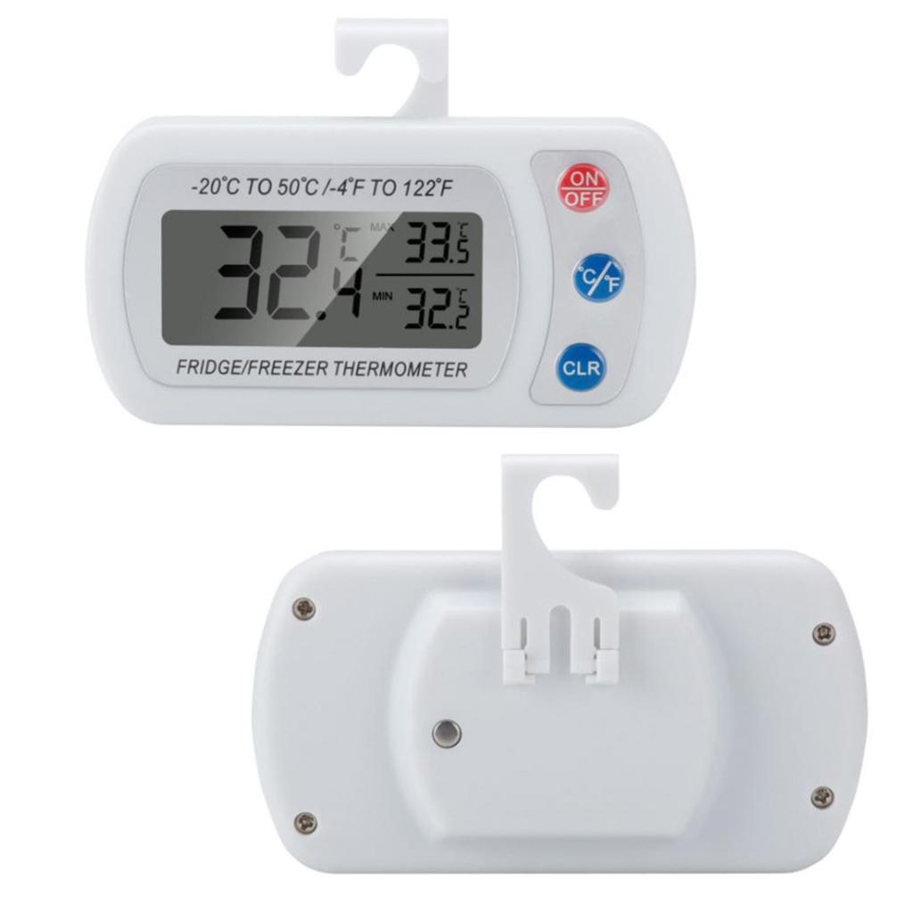 Цифровой ЖК-дисплей для измерения температуры холодильника с крючком, термометр для морозильной камеры
