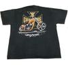Винтажная мужская черная футболка West Coast Choppers Biker Motor Y2K Jesse XL РЕПРИНТ