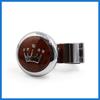Brown Crown Pattern Design Steering Wheel Knob Power Handle for Auto Car Auto Accessories