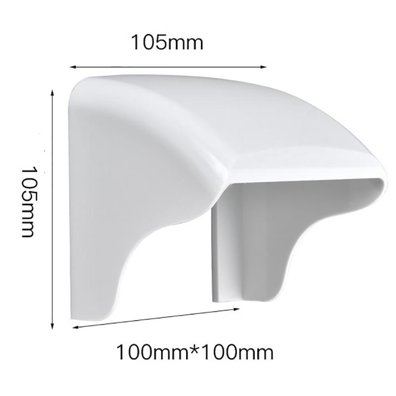 1PC 86 Type Rainproof Box Wall Light Switch Socket Protection Box White Plastic Outdoor Cover Waterproof Surface Box Socket