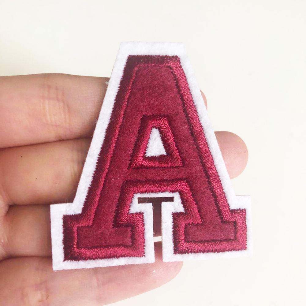 Пальто Одежда Алфавит Вышивка Шитье Ткань Одежда Вышивка Буквы Нашивки Аппликации Нашивки
