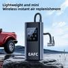 Портативный автомобильный компрессор для накачки шин, 150 PSI, портативный воздушный насос для шин автомобиля, с цифровым манометром, светодиодной подсветкой, для автомобиля, велосипеда, мотоцикла