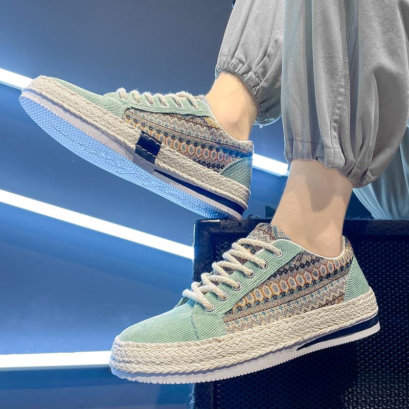 Эспадрильи мужские кроссовки на плоской подошве из парусины для мужчин Яппи повседневная обувь для ходьбы мужская льняная мужская обувь кроссовки для рыбаков мужские