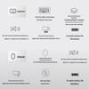 Rapoo 8100GT Full-Size Wireless Bluetooth Keyboard & Mouse Combo