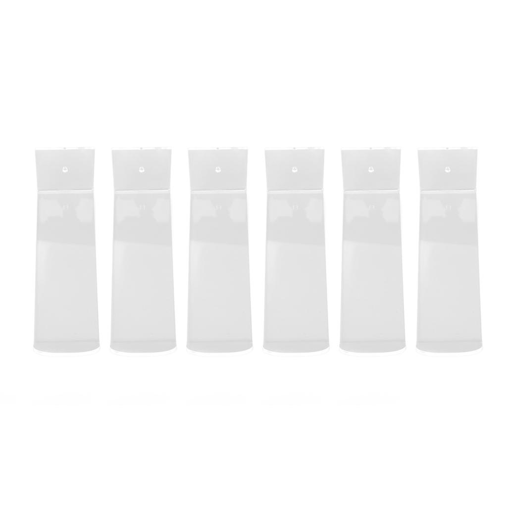 6pcs Acrylic Headband Holder Wall Clear Hanging Headband Organizer Storage Wall Mounted Headband