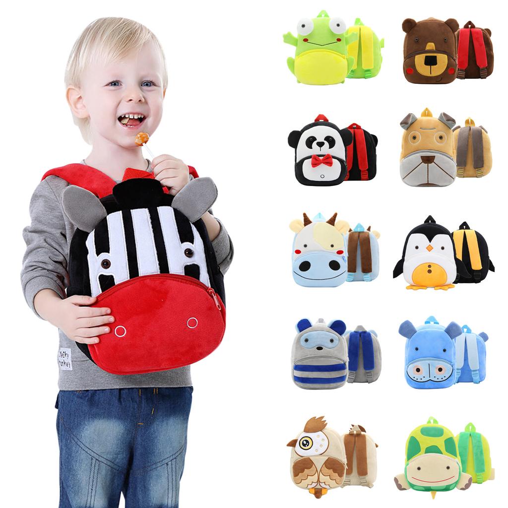 Cute Toddler Backpack Toddler Bag Plush Cartoon Mini Travel Bag For Baby