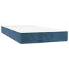 VidaXL Matelas de lit à ressorts ensachés 100x210x20 cm velours, matelas, matelas de lit, matelas à sommier tapissier, 4016574