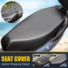 PU Leather Motorcycle Seat Cover Waterproof Sunproof Breathable Motorcycle Scooter Seat Cushion Protection Covers Accessories