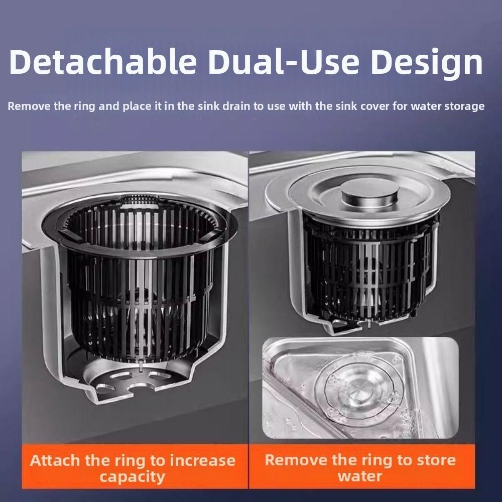 New Retractable Sink Drain Strainer ABS Anti-Clog Kitchen Sink Plug Sink Food Catcher Basket Drain Accessories