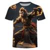 Внутренний 3A Игра Черный Миф. Футболка с принтом Wukong China-Chic, универсальная мужская повседневная одежда с коротким рукавом, быстросохнущая