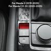 Верхняя отделка из замши LHD RHD Наклейка для Mazda 3 BP Axela CX30 CX-30 2019 2020 2025 2025 2025 2025 2025 Электронный ручник Паз
