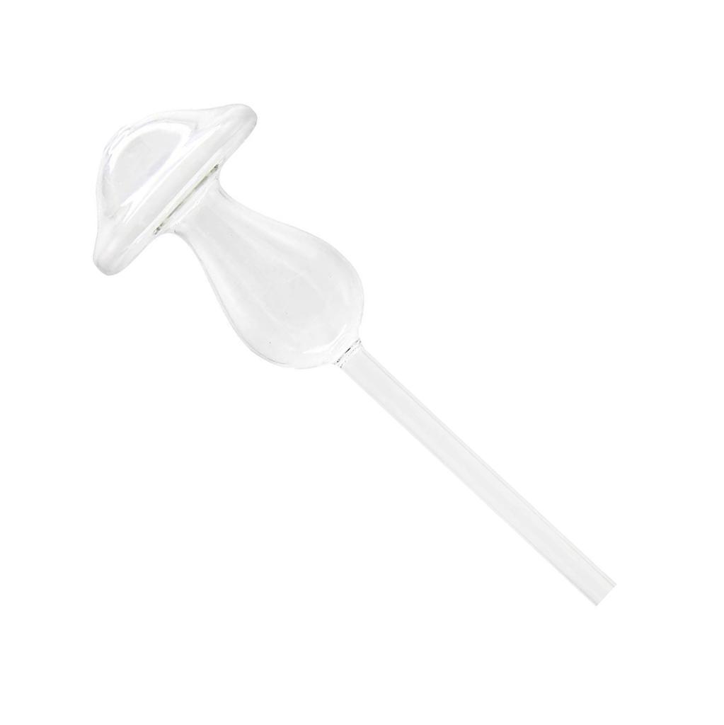 Mushroom Self Watering Spikes Glass Plant Waterer Clear Self Watering Devices Globes for Water Plants While Away