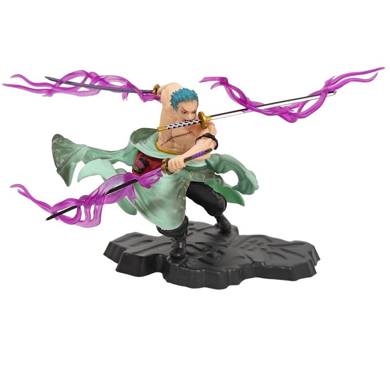 Anime Figure One Piece Luffy Roronoa Zoro Three-Blade Sa-Maximum Manga Statue PVC Action Collection Model Toys
