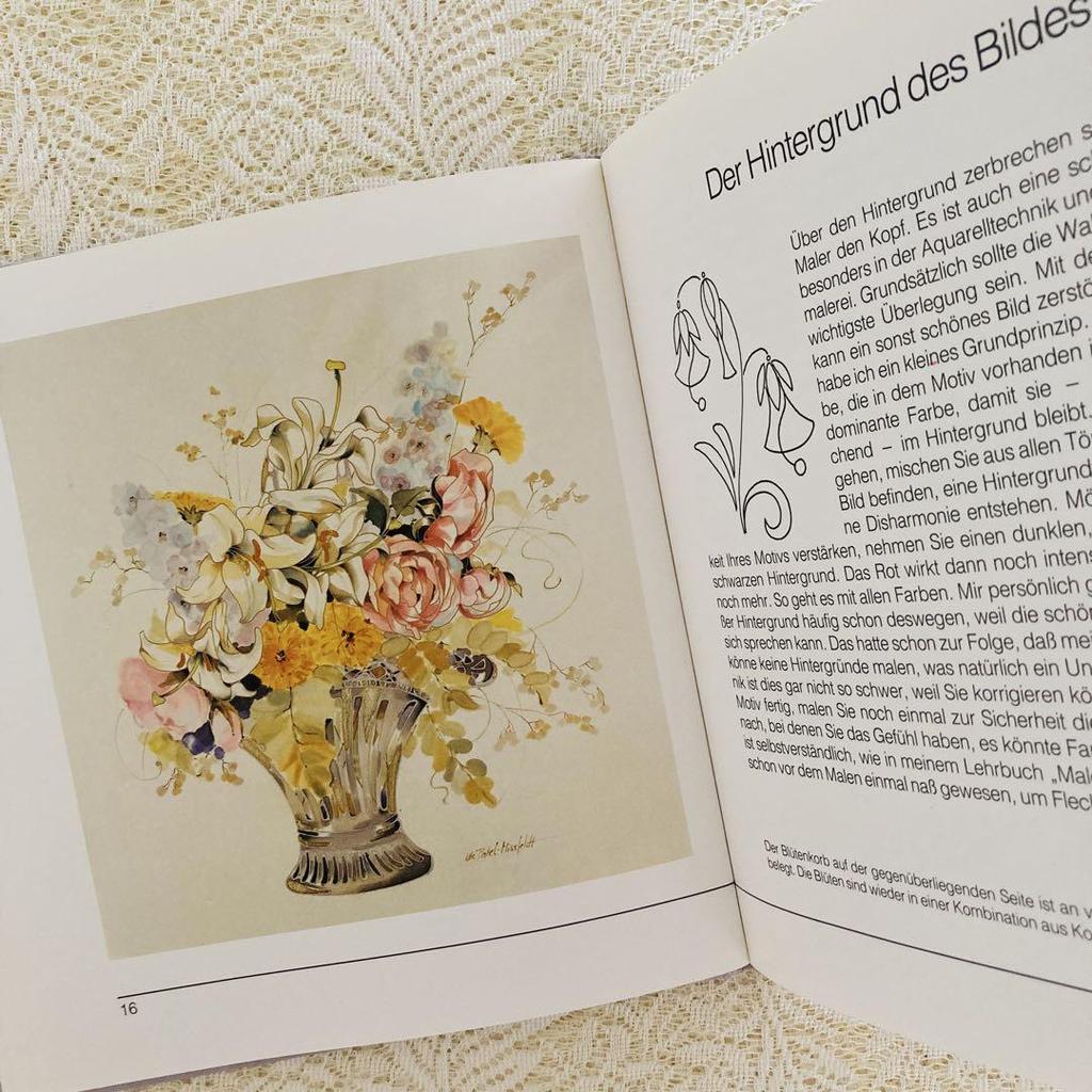 [Б/У] Иностранные книги, старые книги, книги по живописи на шелке, немецкий, искусство, дизайн