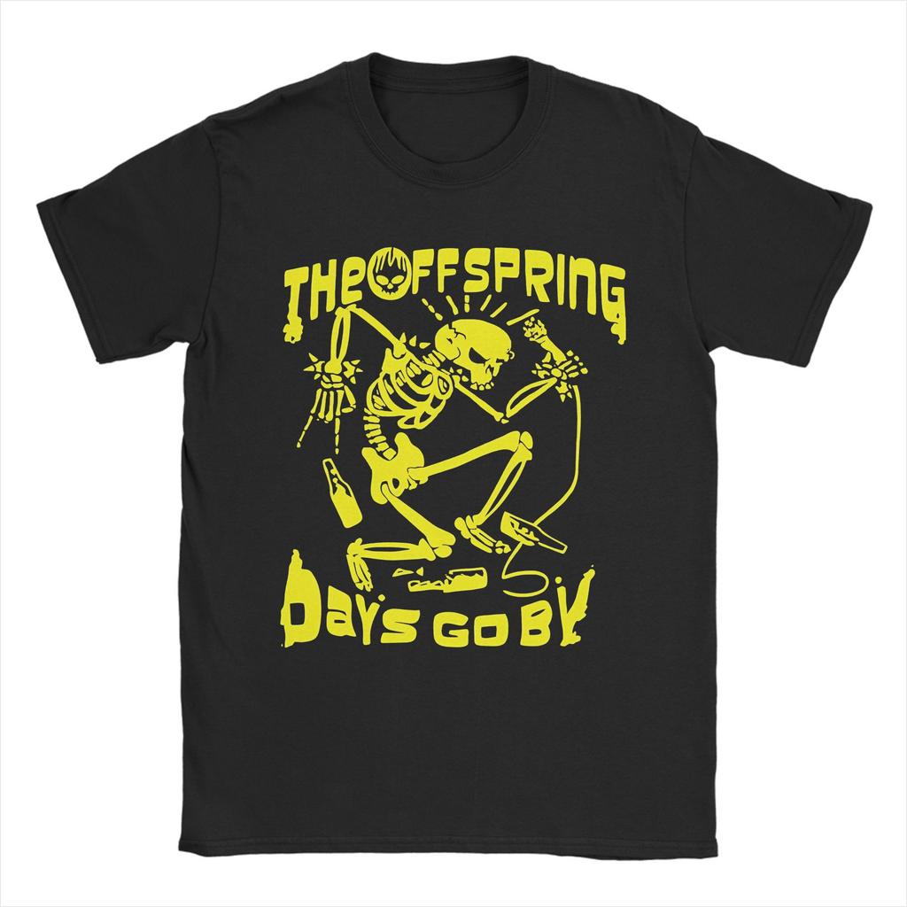 Музыкальные футболки The Offspring для унисекс женщин, хлопковые, новинка, футболки с круглым вырезом, короткий рукав, одежда, новинка