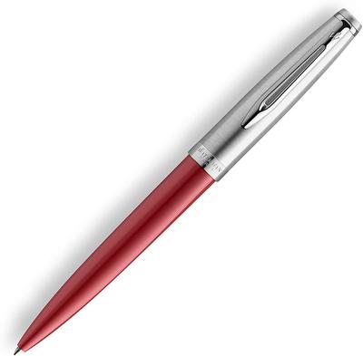 Официальная ручка-шариковая WATERMAN Emblem Essential Red CT, Официально импортированная, На основе масла, 2100626,