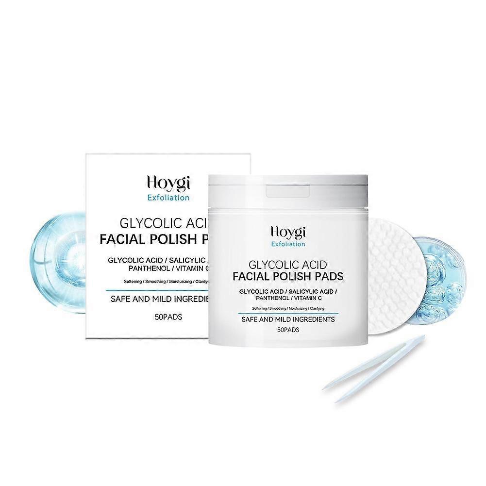 Glycolic Acid Exfoliating Cotton Pad Facial Moisturizing Pad Exfoliating Wet Compress Pad Anti-Wrinkle Hydrating Pore Refining Pad HO-A05-0882-01
