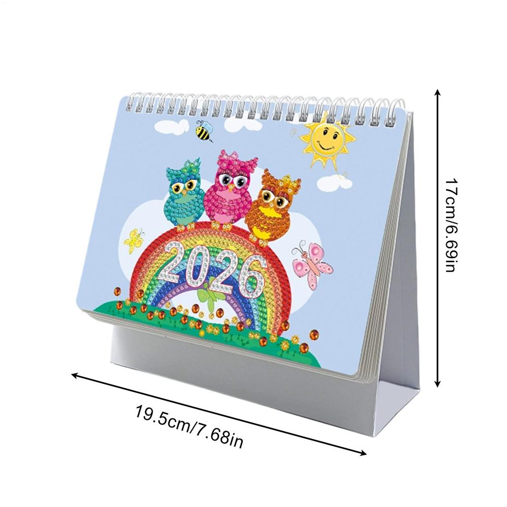 2026 Календарь настольный Gem Art 12-месячное планирование, украшение, планер для личного тайм-менеджмента, цели, органайзер для встреч