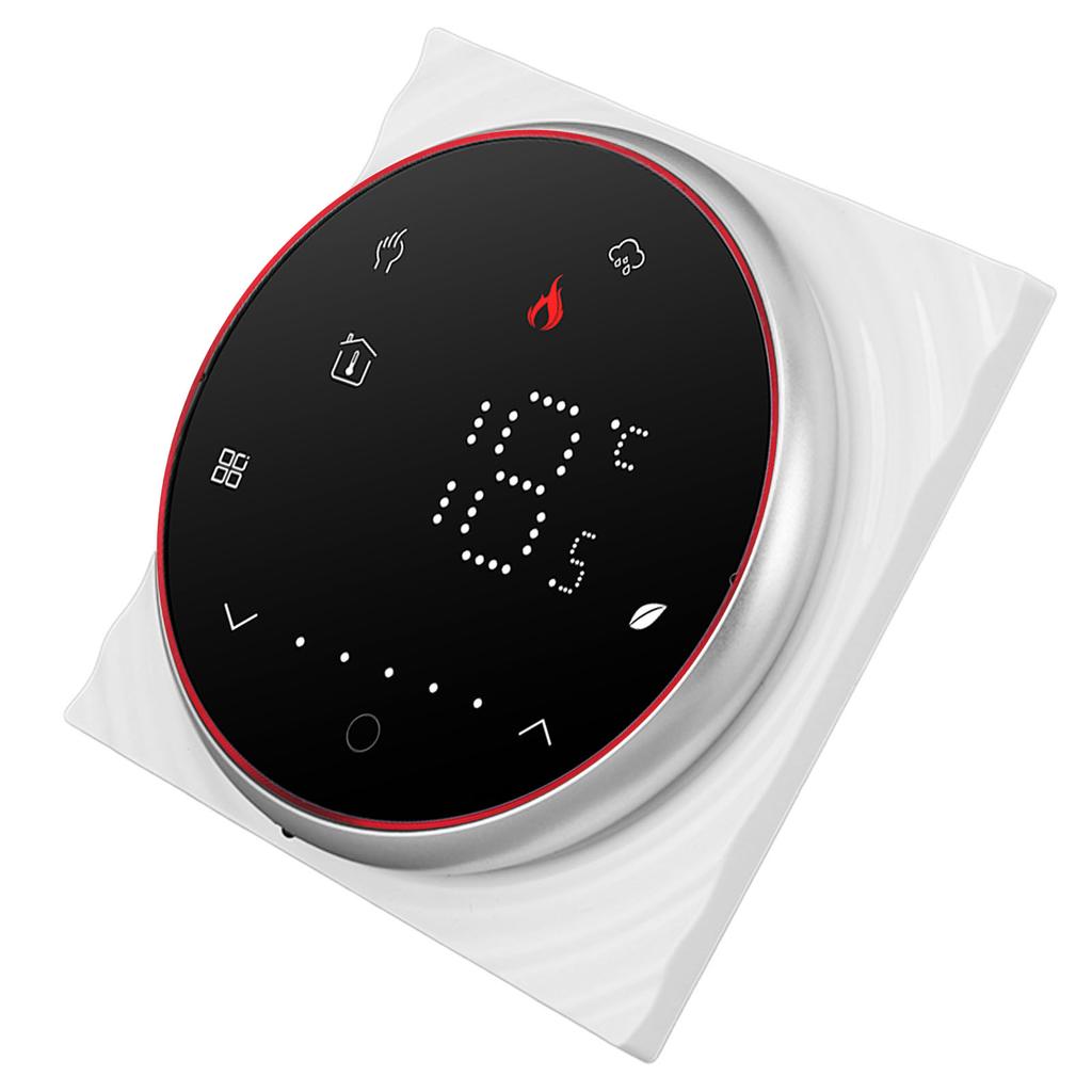 Wireless Thermostat LED Screen High Temperature Control Accuracy Programmable Smart Thermostat for Home Electric Heating AC 95 to 240V