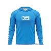 Pelagic fishing suit UPF50 long-sleeved T-shirt hoodie quick-drying breathable sunscreen supports customization
