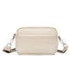Fashion Women's Bag 2023 New Cross-border Foreign Trade Solid PU Cross-body Bag Women's Bag Women's Shoulder Bag Small Square Bag