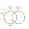 New Fashion Round Dangle Earrings for Women Big Circle Pendants Drop Earrings European Exaggerated Ear Accessories
