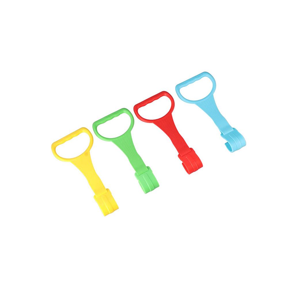 Пластиковое детское кольцо для вытягивания, однотонные детские крючки для кроватки, познавательное кольцо для подвешивания, детское