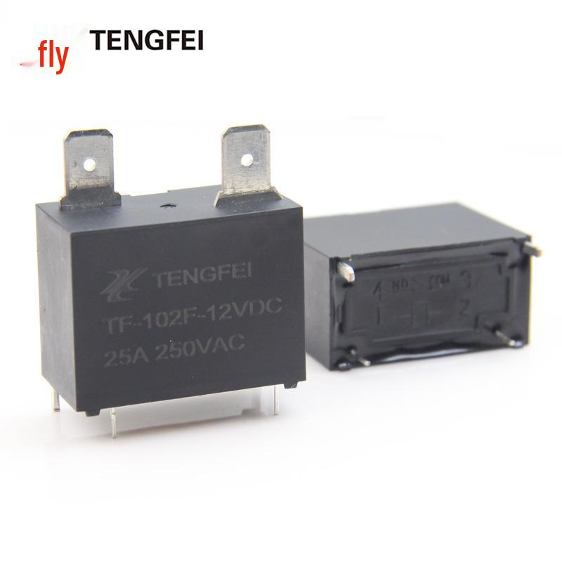 Tengfei 102F Универсальное Высокомощное 4-контактное Электромагнитное Реле 12В/24В