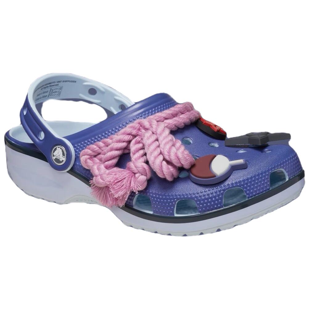 Naruto Shippuden X Crocs Classic Clog Sasuke Unisex Sneakers Purple 209884-4JQ