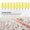 10 шт. съемная автоматическая поилка для кур с ниппелем для воды принадлежности для птицы для квадратной трубы