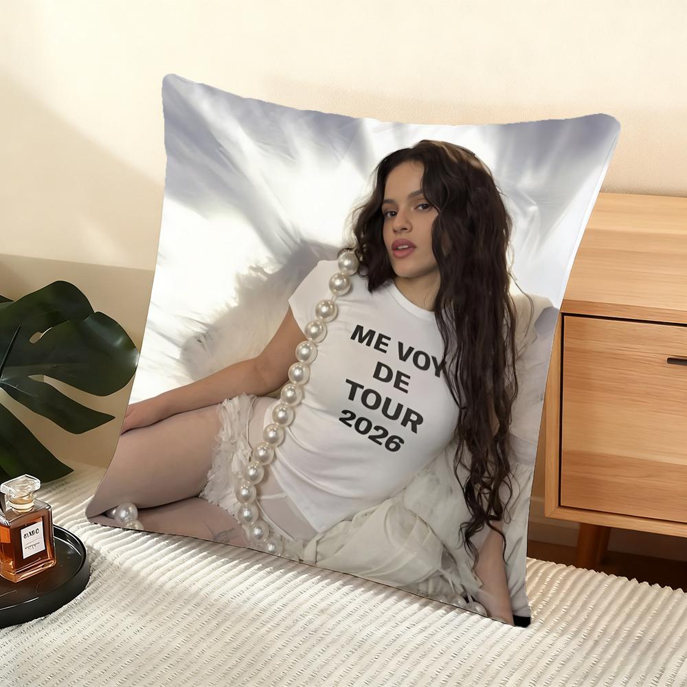 R-Rosalia Lux Cushion Cover Soft Short Plush Pillow Cover Smooth Cozy Texture Aesthetic Cushion Case Home Decor