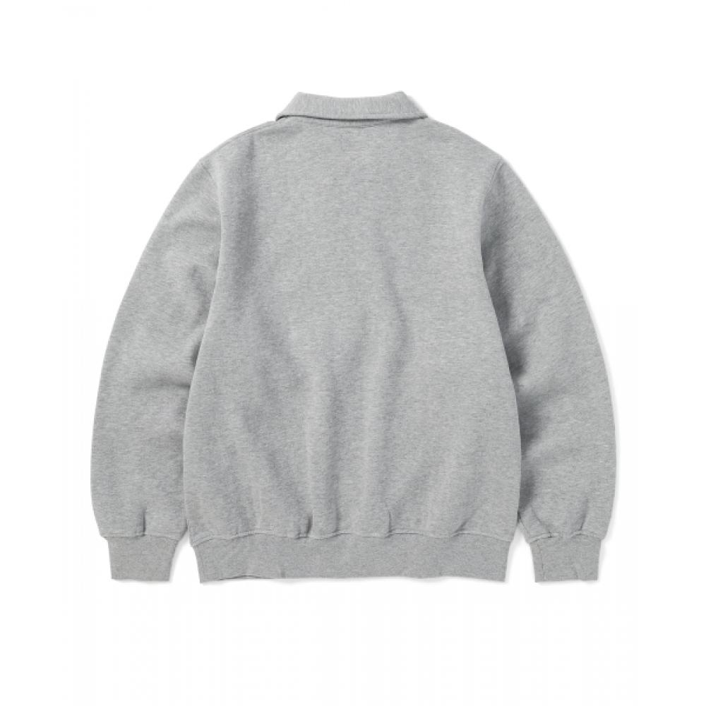 Это никогда не так Открытый воротник Толстовки Heather Grey