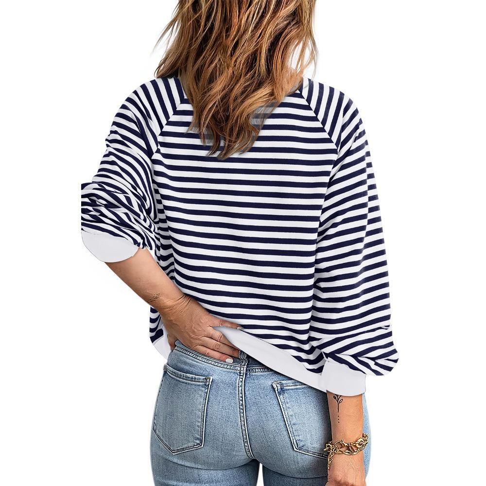 GMXIA Осенне-зимняя женская повседневная рубашка с полосатыми лацканами, цветной кардиган, топ для женщин