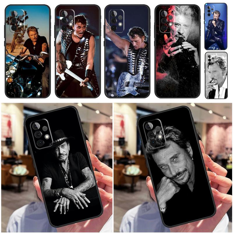 Музыкальный чехол Johnny Hallyday для Samsung Galaxy A54 A34 A14 A51 A71 A12 A22 A32 A52 A13 A23 A33 A53 A73 Чехол