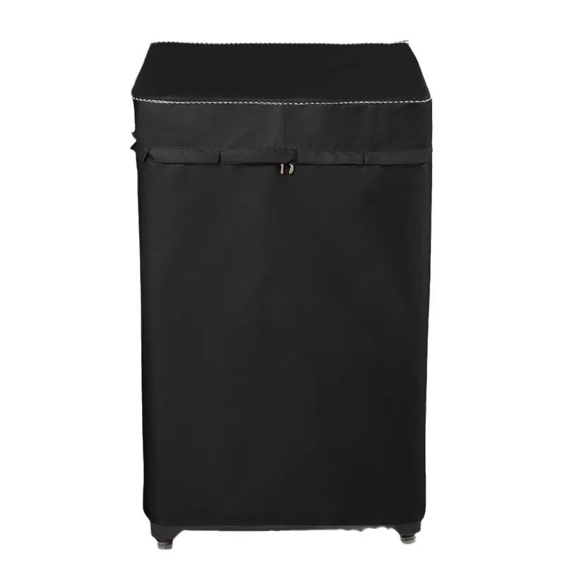 Waterproof Washing Machine Cover Automatic Roller Washer Sunscreen Dustproof Cover Protective Dryer Oxford Cloth Front Open