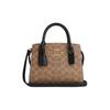 Сумка-тоут Andrea Carryall 22 с молнией и логотипом из искусственной кожи и спилка с плечевым ремнем и ремнем через плечо Маленькие женские сумки CV974-IMQRX