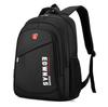 Printed Simple Letter Backpack With Large Capacity For Men Business Computer Bag