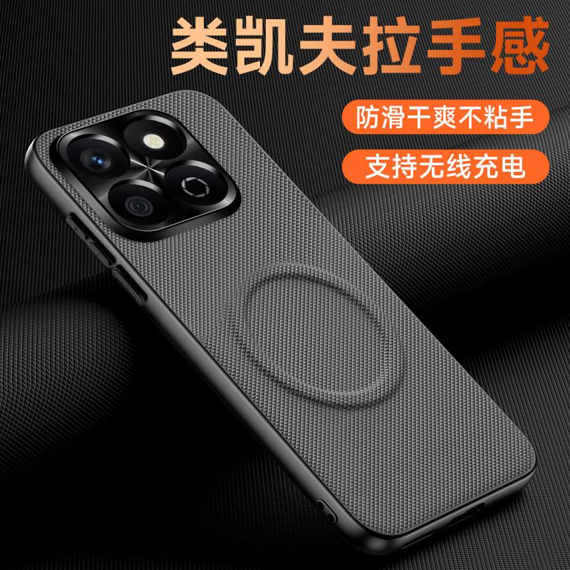 Для Xiaomi 15T 14T Pro Для Magsafe Магнитная Матовая Чехол-Крышка из ПУ Кожи с Мелкой Текстурой Для Mi 15T 14T Металлический Защитный Чехол-Ракушка для Объектива
