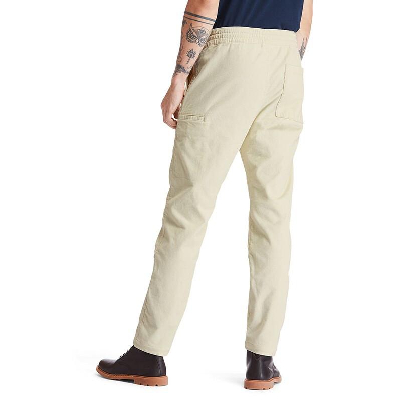 Timberland Casual Pants Men's Ecru Moderate Straight Fit Pants (Unisex) Casual Pants A2D1Q V04